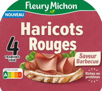 FLEURY MICHON – Tranches végétales aux haricots rouges saveur barbecue