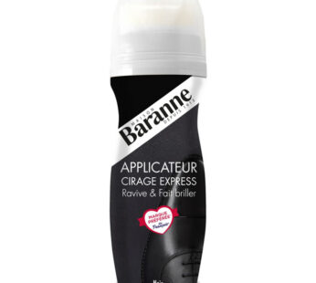 BARANNE Cirage liquide noir express ravive et fait briller 75 ml