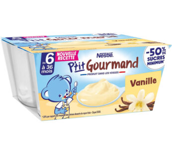 NESTLE P’tit gourmand – Dessert à la vanille 400 g