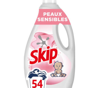 SKIP – Lessive liquide pour peaux sensibles 2,268L