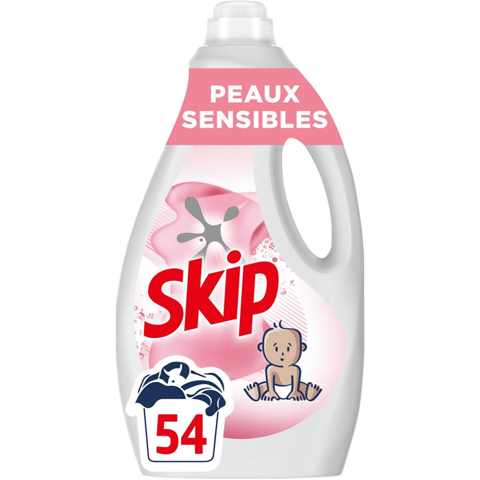 SKIP - Lessive liquide pour peaux sensibles 2,268L