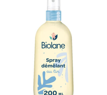 BIOLANE – Démêlant spray au lin sans rinçage 200 ml