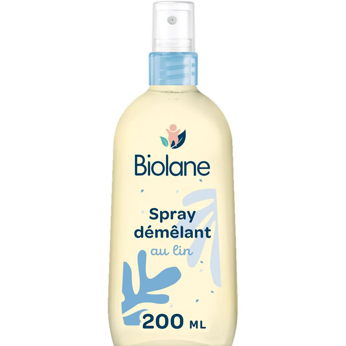 BIOLANE - Démêlant spray au lin sans rinçage 200 ml