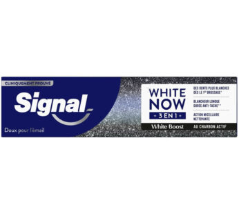 SIGNAL White Now – Dentifrice Blancheur Instantanée au Charbon Actif 75 ml