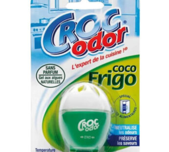 CROC&rsquo;ODOR Désodorisant frigo Coco Frigo 33 g