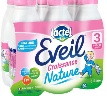 Lait de croissance liquide 12/36 mois LACTEL Eveil