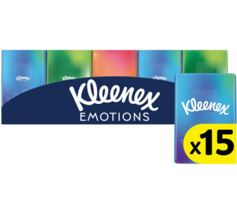 KLEENEX Mouchoirs étuis mini Petit Format x15
