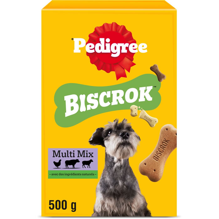 PEDIGREE - Biscrok biscuits croquants 3 variétés (500 g)