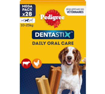 PEDIGREE Dentastix Bâtonnets hygiène bucco-dentaire pour chien moyen