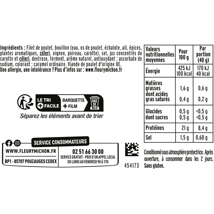FLEURY MICHON Blanc de poulet doré au four – Image 2