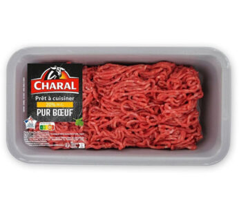 CHARAL – Viande hachée pur boeuf 20% M.G Grand Format 600 g