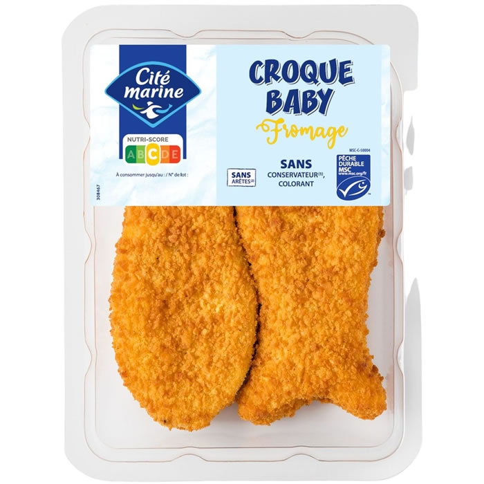 Poisson pané MSC au fromage fondu - CITE MARINE