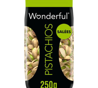 WONDERFUL Pistaches grillées et salées 250g