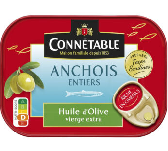 CONNETABLE – Anchois entiers à l&rsquo;huile d&rsquo;olive 100 g
