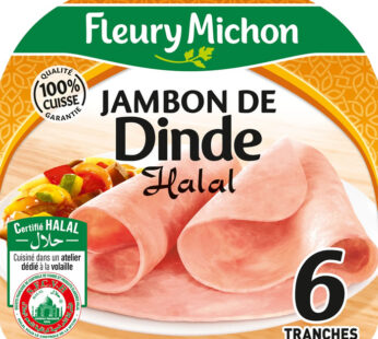 FLEURY MICHON – Jambon de dinde halal 180 g