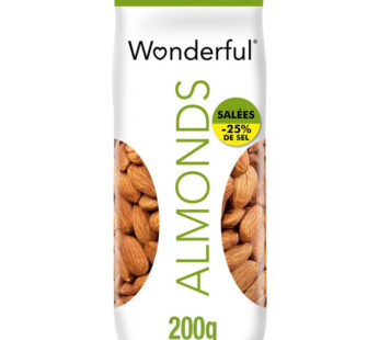 WONDERFUL – Amandes décortiquées grillées et salées