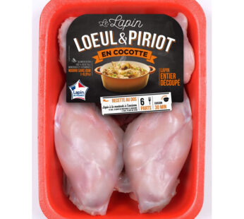 LOEUL & PIRIOT – Lapin entier découpé 1 kg