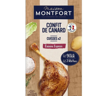 MAISON MONTFORT – Confit de cuisses de canard 2 x 200 g