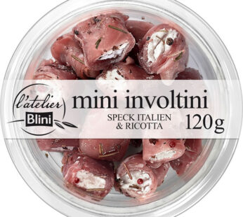 L&rsquo;ATELIER BLINI – Mini involtini jambon speck et ricotta (120 g)