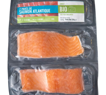 SAUMON – Pavés de saumon bio 2x125g