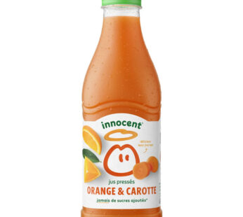 INNOCENT – Pur jus d&rsquo;orange et carotte 90 cl