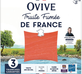 OVIVE – Truite fumé de France au bois de hêtre 100 g