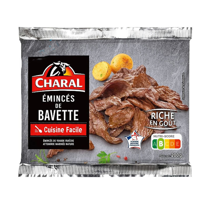 CHARAL - Émincés de bavette marinée 200 g