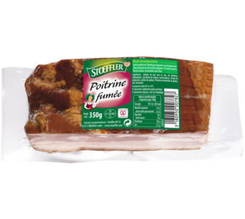 STOEFFLER – Poitrine fumée en bloc (350 g)