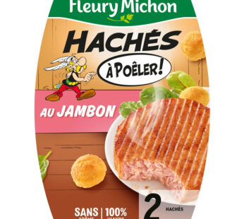 FLEURY MICHON – Hachés de jambon à poêler 2 x 100 g