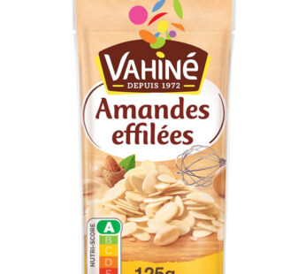 VAHINE – Amandes effilées émondées sans sel 125 g
