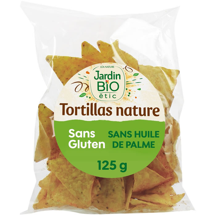 JARDIN BIO Étic - Tortillas chips de maïs nature bio - 125 g