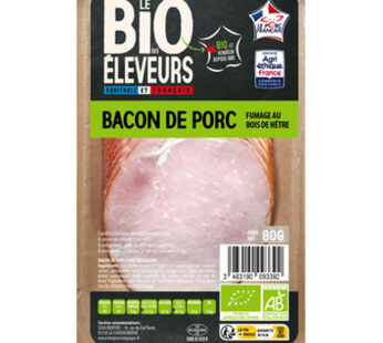 LE BIO DES ELEVEURS Bacon fumé bio