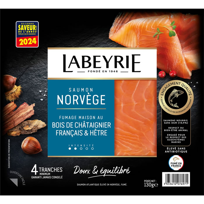 Saumon fumé de Norvège - LABEYRIE