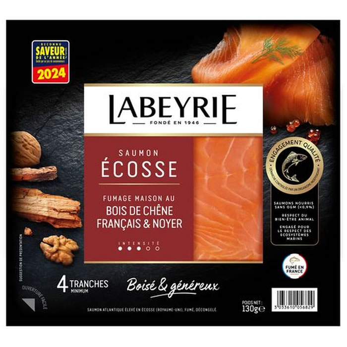 LABEYRIE - Saumon fumé d'Ecosse 130 g