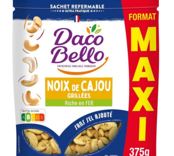 DACO BELLO – Noix de cajou grillées sans sel ajouté