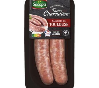 SOCOPA – Saucisses de Toulouse façon charcutière 2 x 100 g