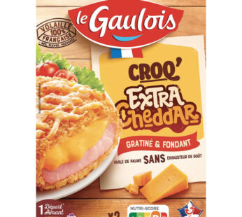 LE GAULOIS Le Croq&rsquo; Cordons bleus de dinde extra cheddar