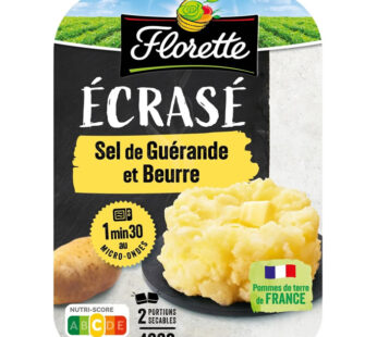 FLORETTE – Écrasé de pommes de terre, beurre et sel de Guérande 2 x 200g