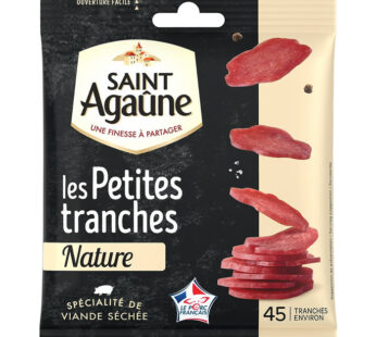 SAINT AGAUNE Spécialité de viande séchée nature en tranche