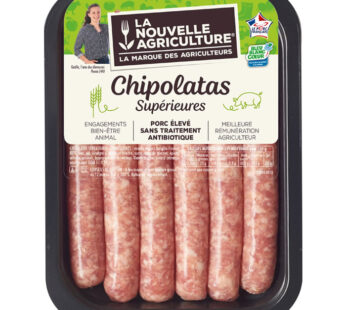 LA NOUVELLE AGRICULTURE – Chipolatas nature 330 g