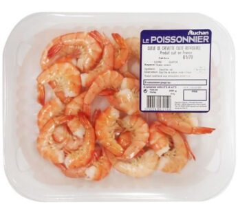 Crevettes cuites entières – AUCHAN Le Poissonnier