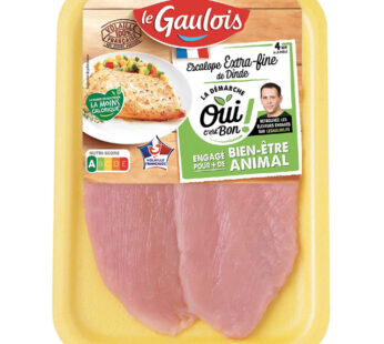 LE GAULOIS – Escalopes extra fine de dinde (240 g)
