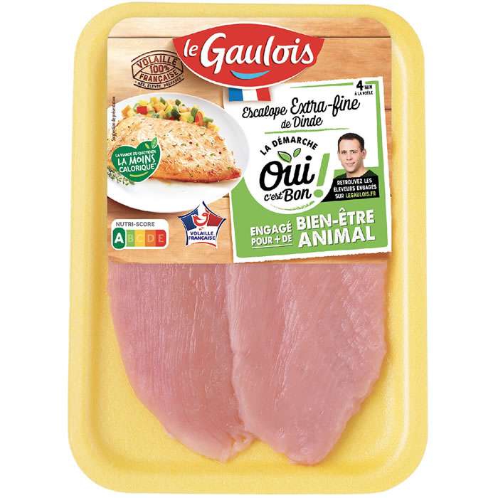 LE GAULOIS - Escalopes extra fine de dinde (240 g)