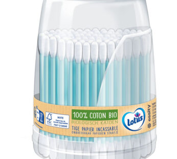 LOTUS – Cotons-tiges bio – 160 cotons