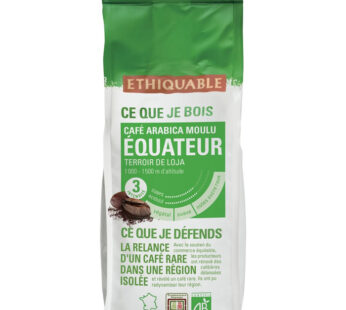 ETHIQUABLE – Café moulu terroir de Loja N°3 bio – 250 g
