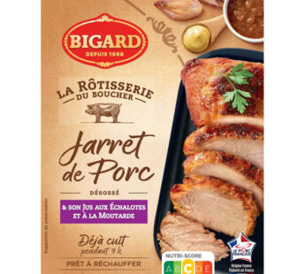 BIGARD – Jarret de porc avec jus aux échalotes et moutarde 460 g