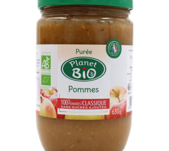 PLANET BIO – Purée de pommes bio 630 g