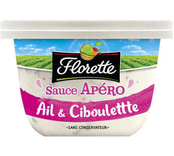 Florette – Sauce à l&rsquo;ail, ciboulette et fromage frais 175 g