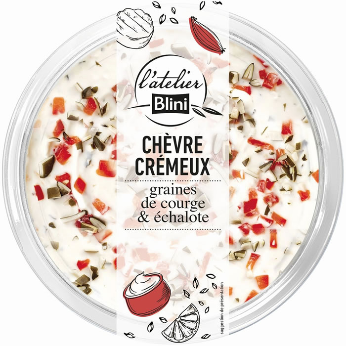 L'ATELIER BLINI - Chèvre crémeux 140 g