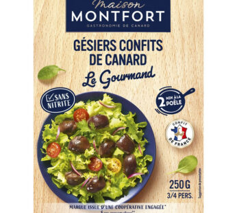 MAISON MONTFORT – Gésier de canard confits 250 g